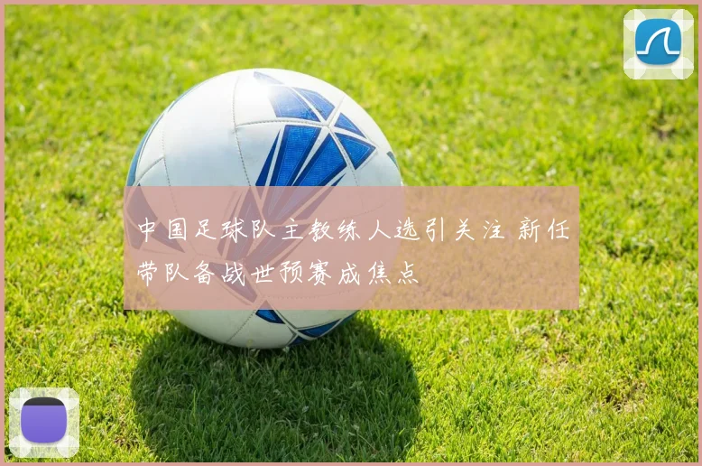 中国足球队主教练人选引关注 新任带队备战世预赛成焦点