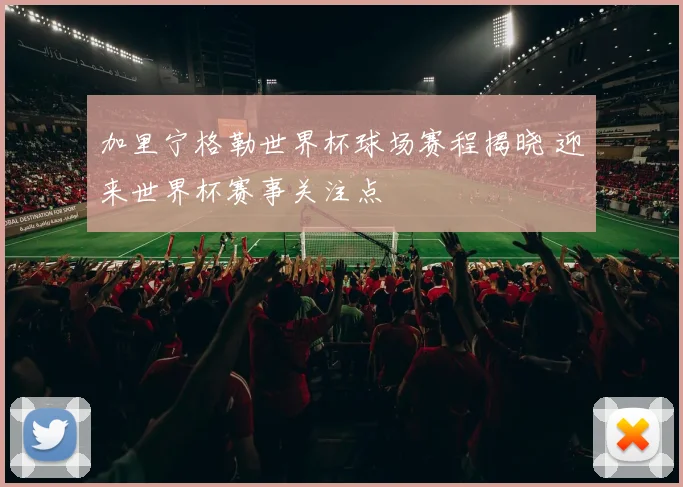加里宁格勒世界杯球场赛程揭晓 迎来世界杯赛事关注点